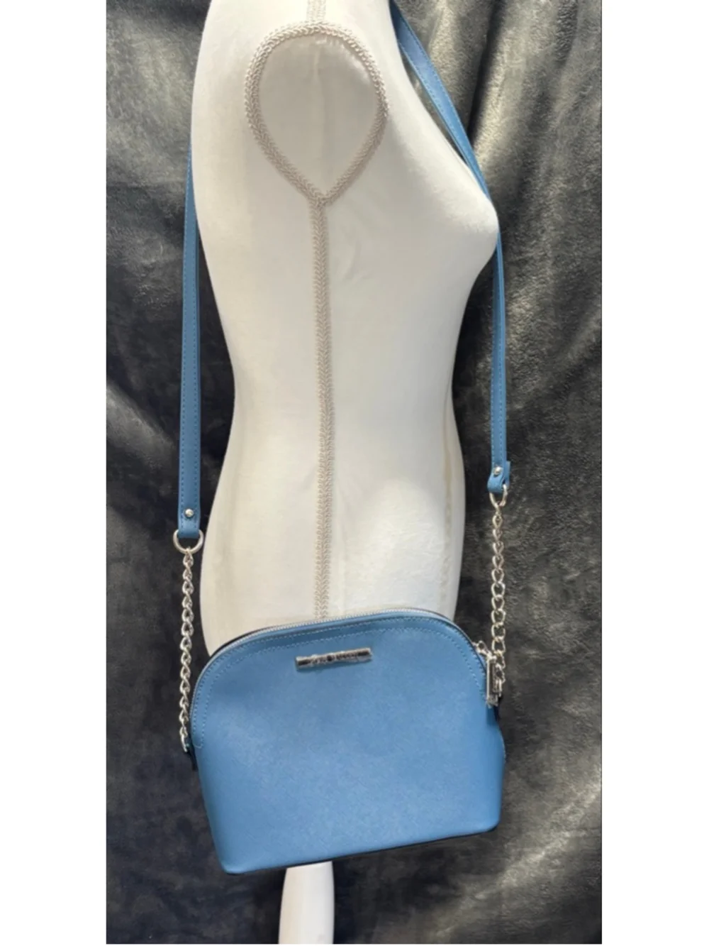 Steve Madden Blue Small Crossbody Satchel NWOT